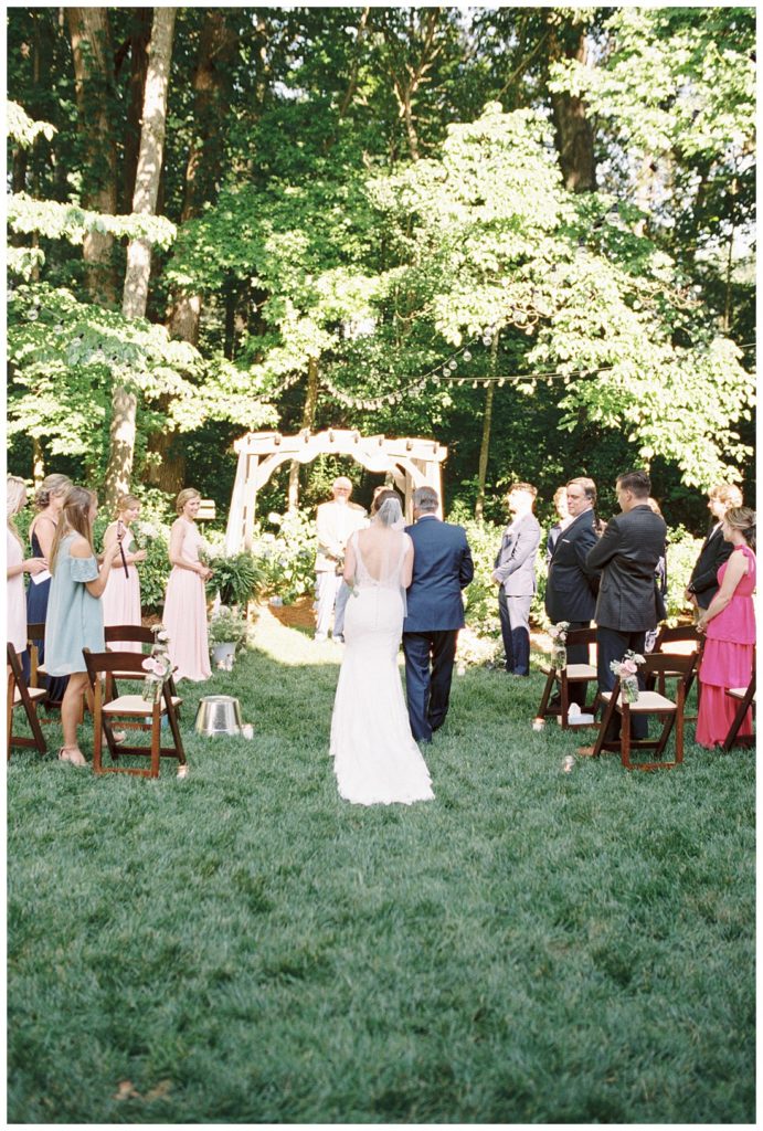 Backyard NC Wedding