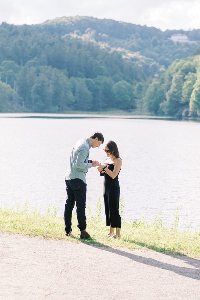 Blowing Rock NC Proposal Photographer