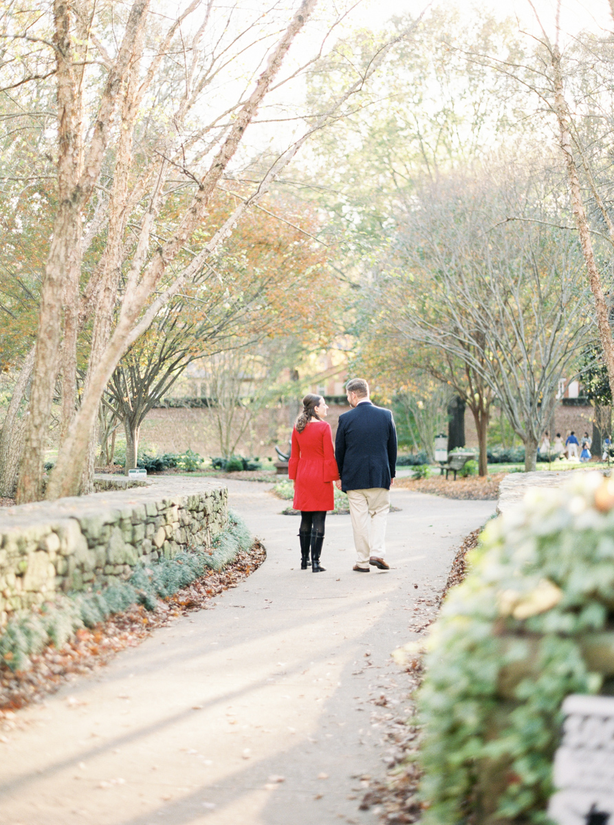 Greensboro Bicentennial Gardens Engagement | Alayna Kaye's Blog
