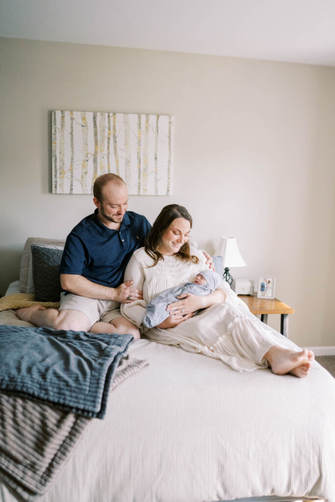 winston salem newborn portraits in home