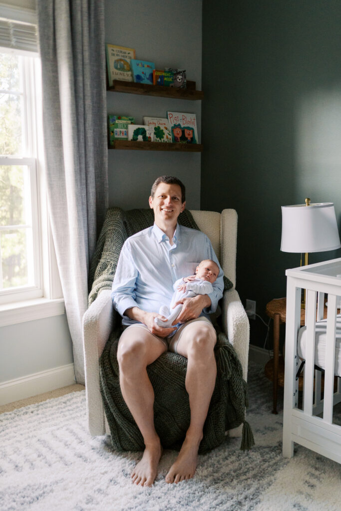 in-home newborn session Wallburg NC near High Point nursery