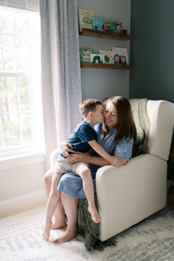 in-home newborn session Wallburg NC near High Point nursery