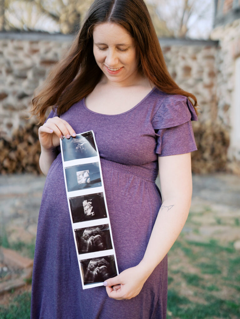 Winston-Salem maternity photographer natural light portraits